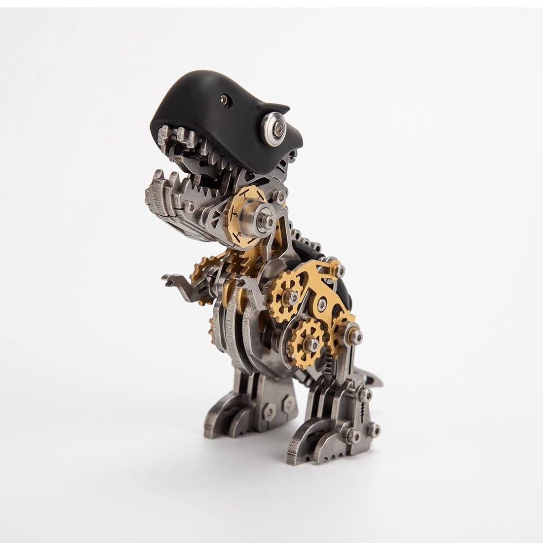 3D Metal Dinosaur Puzzle Kit for Adults - DIY Mechanical Steampunk Model, 160 Pieces Assembly Challenge