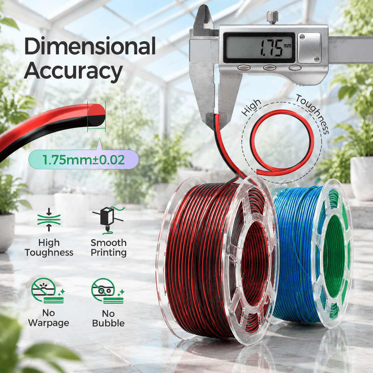 Pla Rainbow Candy 3D Printer Filament 1.75mm 1kg for FDM Printers