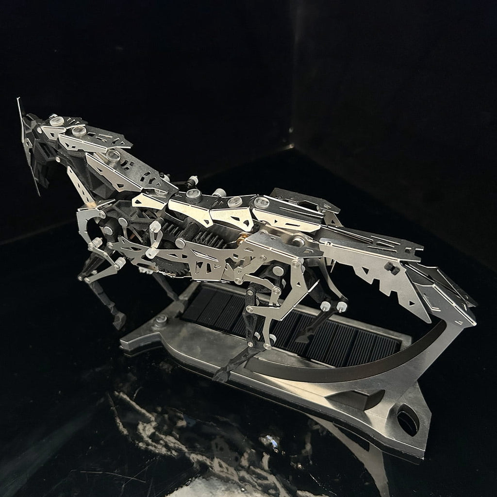 Hummingbird 3D Metal Puzzle for Adults, Mechanical Dynamic Bird Metal Model Kit with Transmission Mechanism, DIY Assembly Bionic Bird 3D Puzzle Jigsaw Animal, Semi-Finished