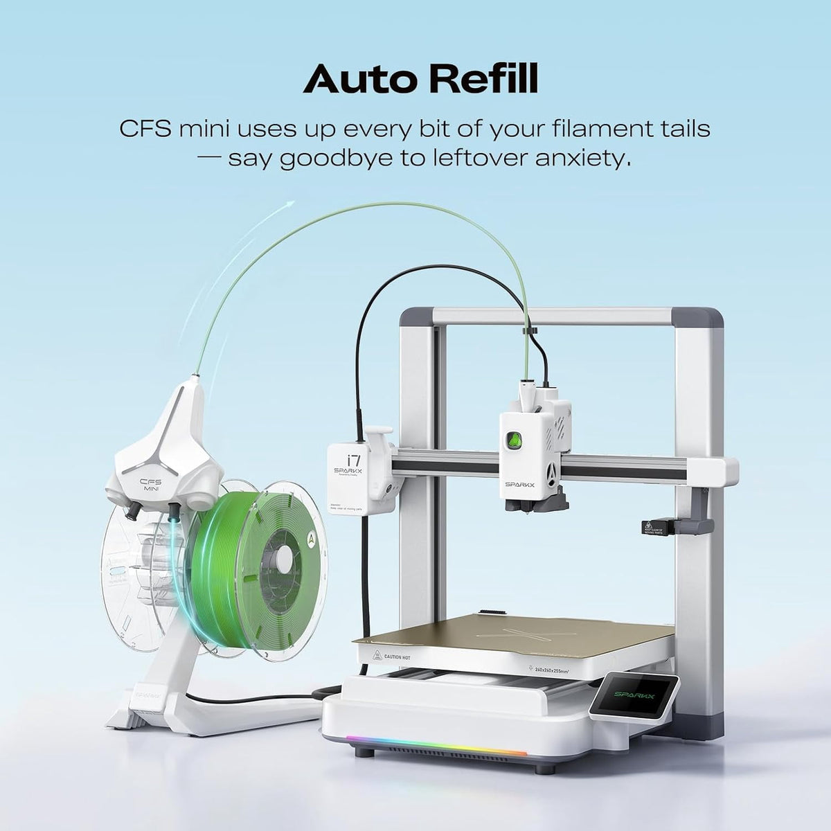 Creality SPARKX i7 Autofill Combo 3D Printer Multicolor Printing with Automatic Filament Reload System