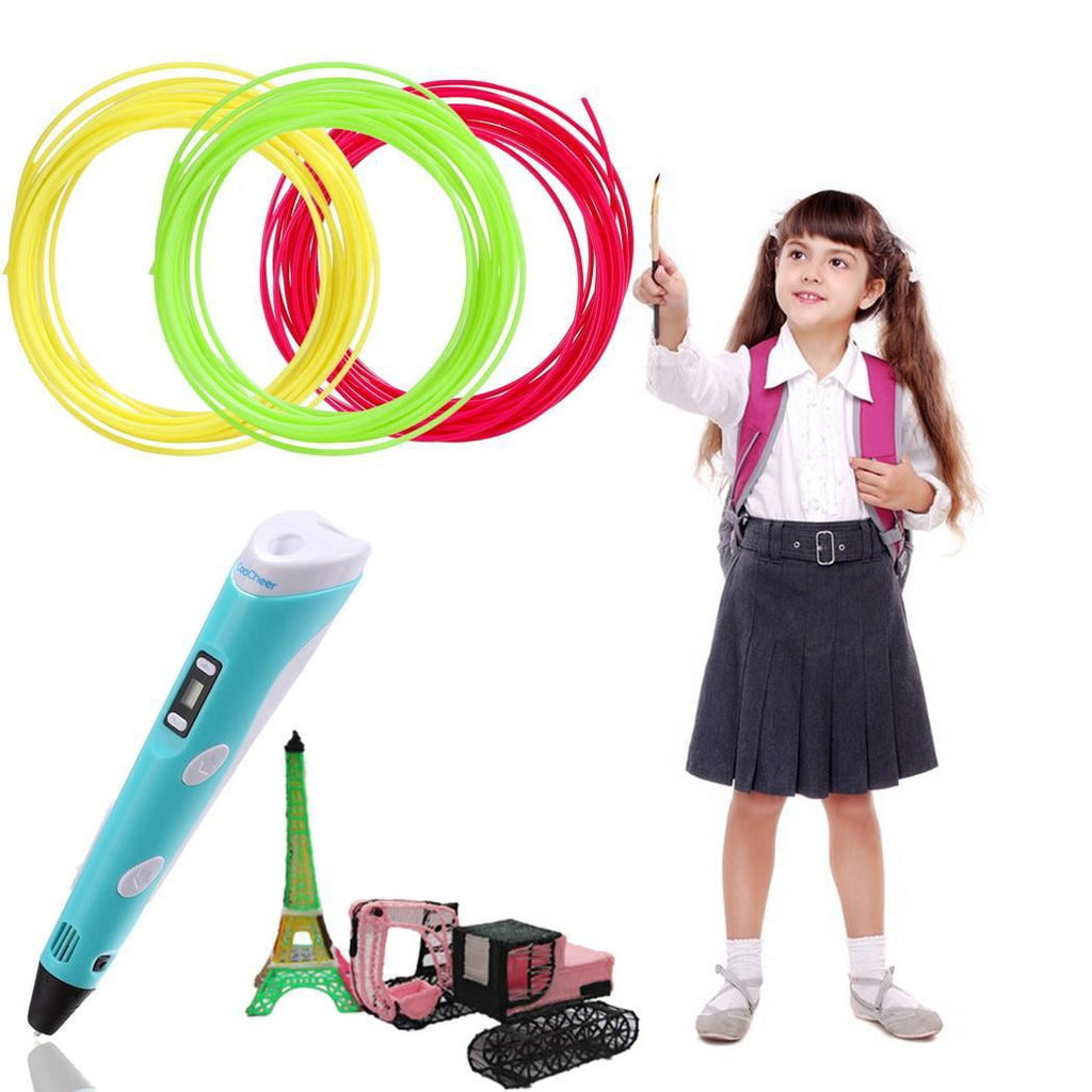 Printing Filament PLA Modeling For 3D Printer Pen Drawing 20pcs 1.75mm 10m Cool Design VAF