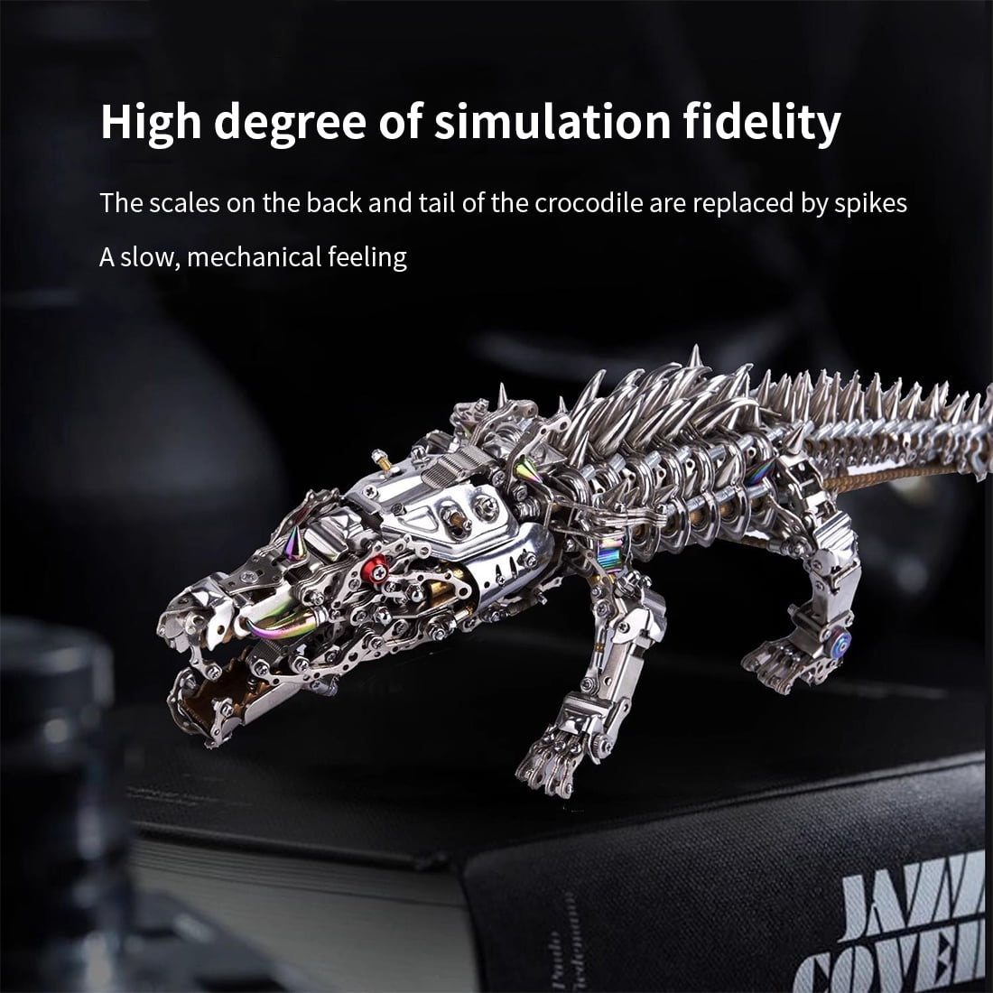 3D Metal Puzzle Hardcore Assembled Tide 1500+ PCS, Steampunk Mechanical Model Kit With DIY Assembly, Home Display Desk Decor For Adult Collectors And Creative Gifts