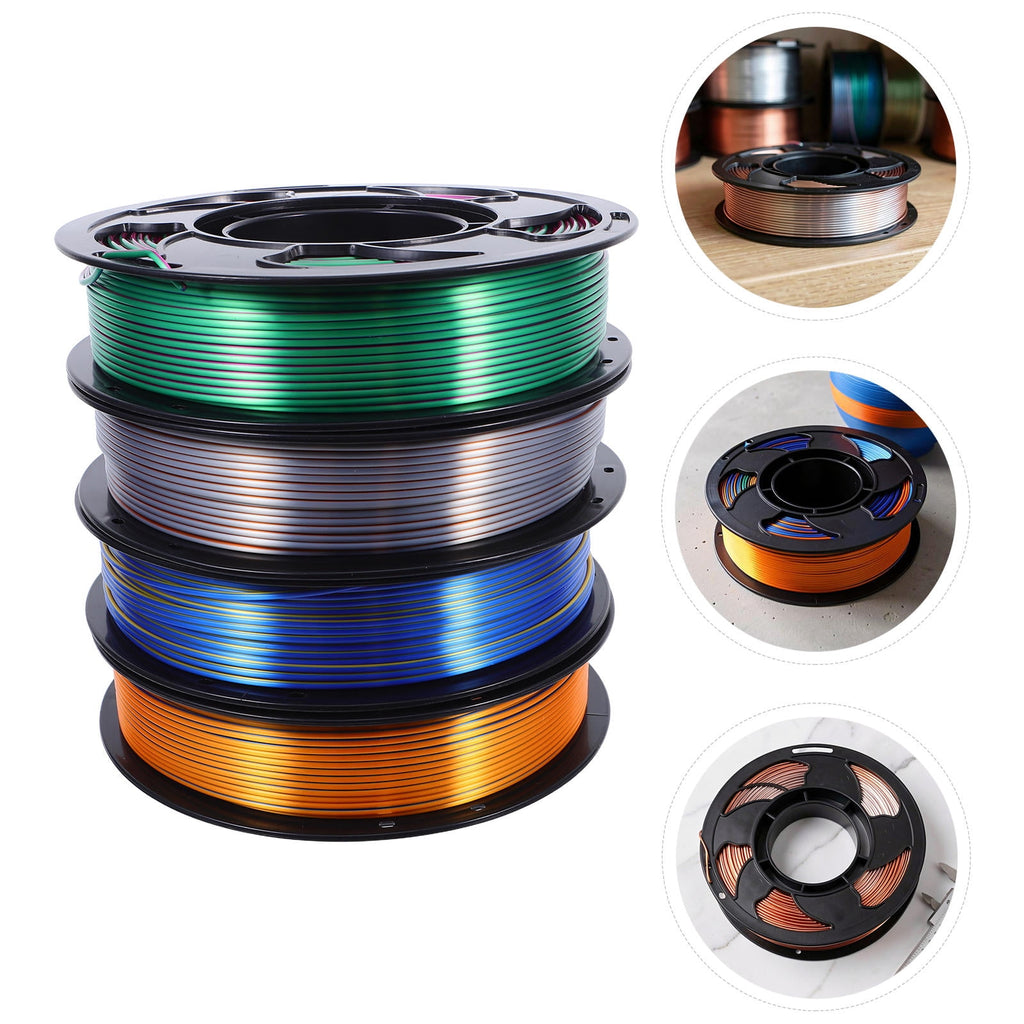 NIYANGLE Multicolor 1.75mm Pla Filament Set for Desktop 3D Printer with Easy Storage