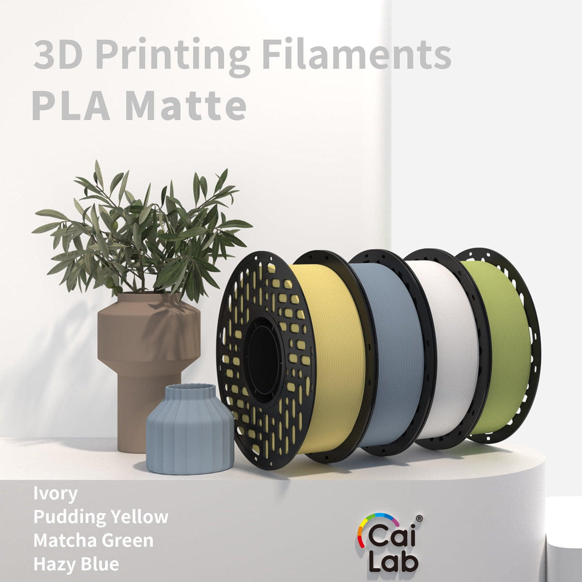 PLA Matte 3D Printer Filament, 1.75mm, Smooth Matte Finish, Easy to Print,Sakura Pink