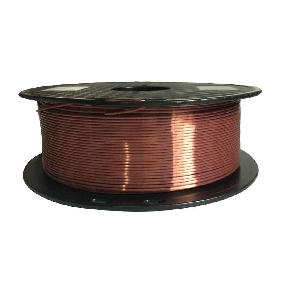 3D Printer Silk PLA Filament Red Copper 1.75mm 1Kg 3d Pen Metal Metallic Printing Materials