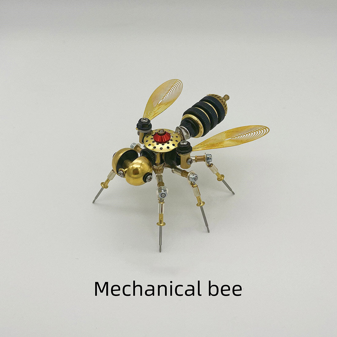 3-in-1 Steampunk Insect Metal Model Kit, Mosquito, Deck Insect & Bee Brass Puzzle Assembly Set, 270PCS 3D Jigsaw Puzzles for Adults