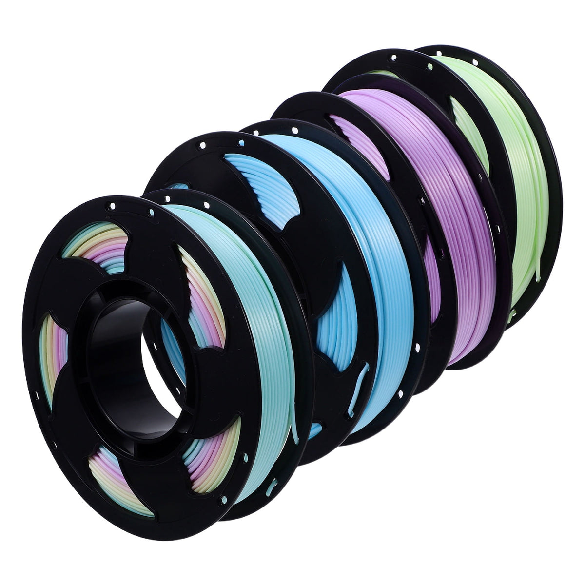 FOMIYES Compact Assorted Pla Filament Roll 1.75mm for Creative 3D Printer Use and Easy Storage