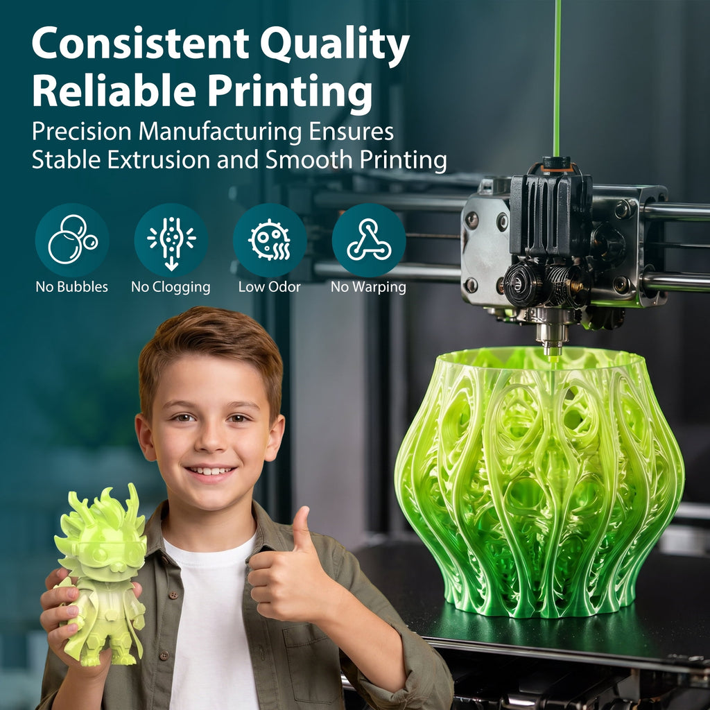 Gryddle PLA 3D Printer Filament 1.75mm, 14 Rolls Bundle (1kg/2.2lb per Roll), 14kg Total, High Dimensional Accuracy & Low Odor, Suitable for Beginners, Compatible with FDM Printers