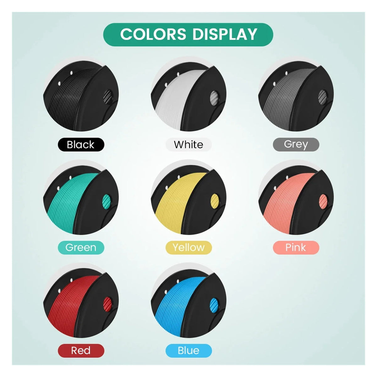 PLA Meta 3D Filament, 1.75MM No Bubble Warm Color High Liquidity Fast Printing Child Pen Refill 1KG/2KG FDM 3D Printer