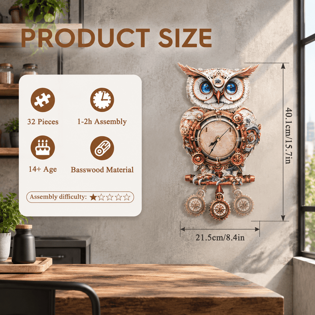 3d Wooden Puzzles For Adults-dachshund Clock Puzzle-adult Crafts