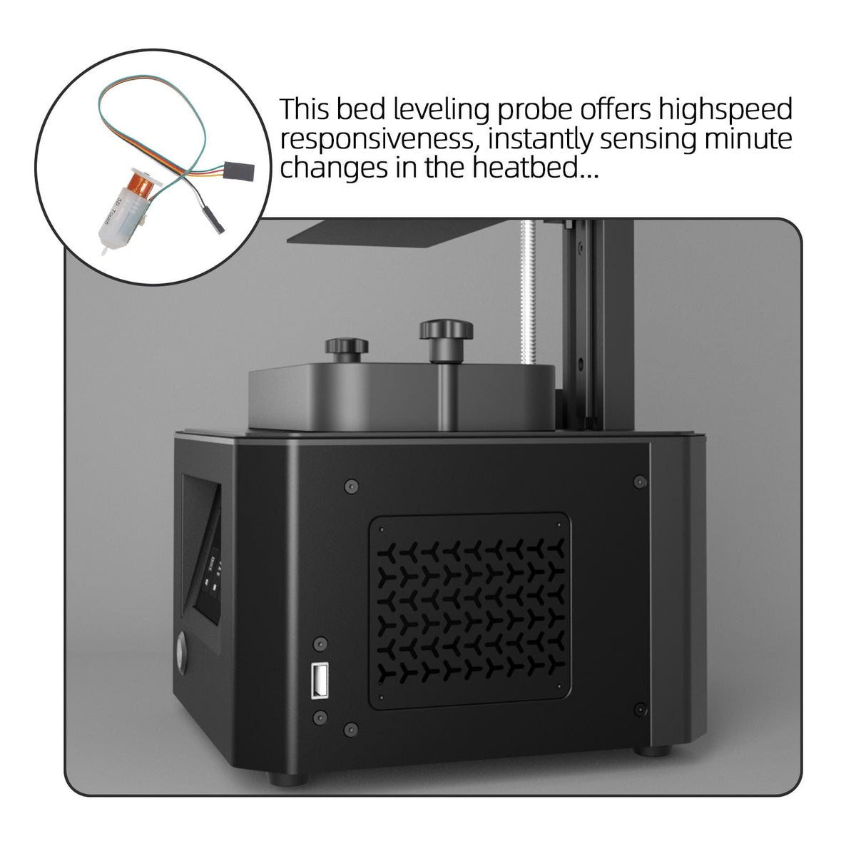 Healifty Accurate Auto Bed Leveling or, 3D Printer, High-Speed, Assorted Color, Plastic