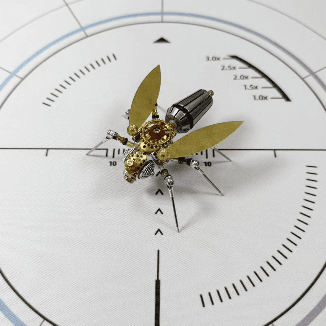 3-in-1 Steampunk Insect Metal Model Kit, Mosquito, Deck Insect & Bee Brass Puzzle Assembly Set, 270PCS 3D Jigsaw Puzzles for Adults