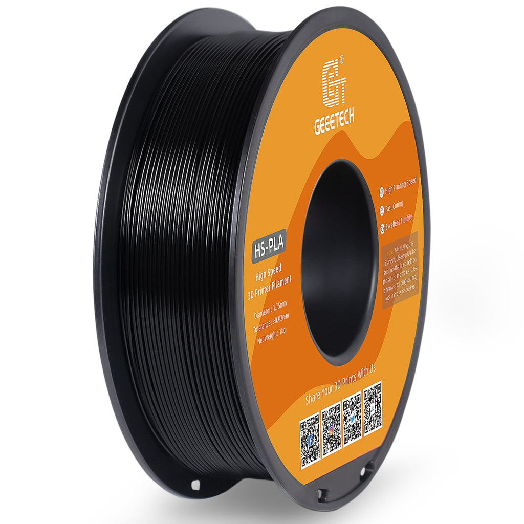 Geeetech 1.75mm PLA 3D Printer Filament, 1kg Spool (2.2lbs), Dimensional Accuracy +/- 0.03mm,yellow