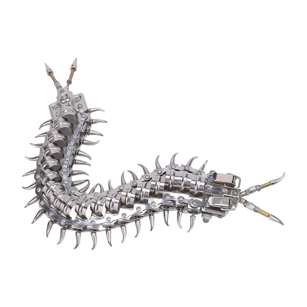 3D Metal Puzzle Cobra Realistic 1000+ PCS, Steampunk Mechanical Model Kit With DIY Assembly, Home Display Desk Decor For Adult Collectors And Creative Gifts
