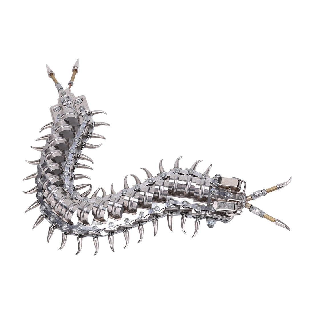 3D Metal Puzzle Cobra Realistic 1000+ PCS, Steampunk Mechanical Model Kit With DIY Assembly, Home Display Desk Decor For Adult Collectors And Creative Gifts