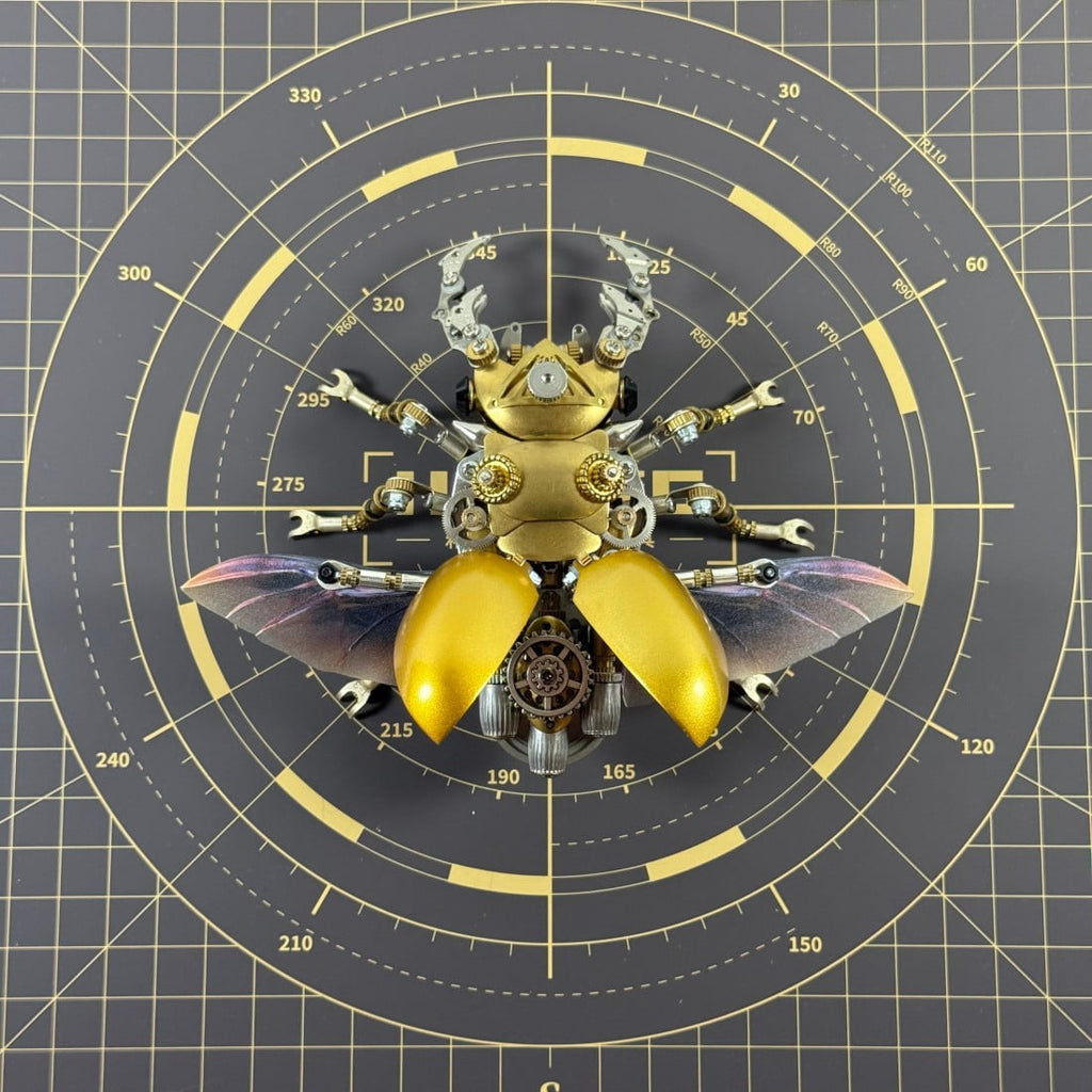 3D Metal Puzzles for Adults Mechanical Wasp Model Kits, Difficult DIY Assembly, Creative Desk Display & Unique Gift for Engineers, Hobbyists, Collectors