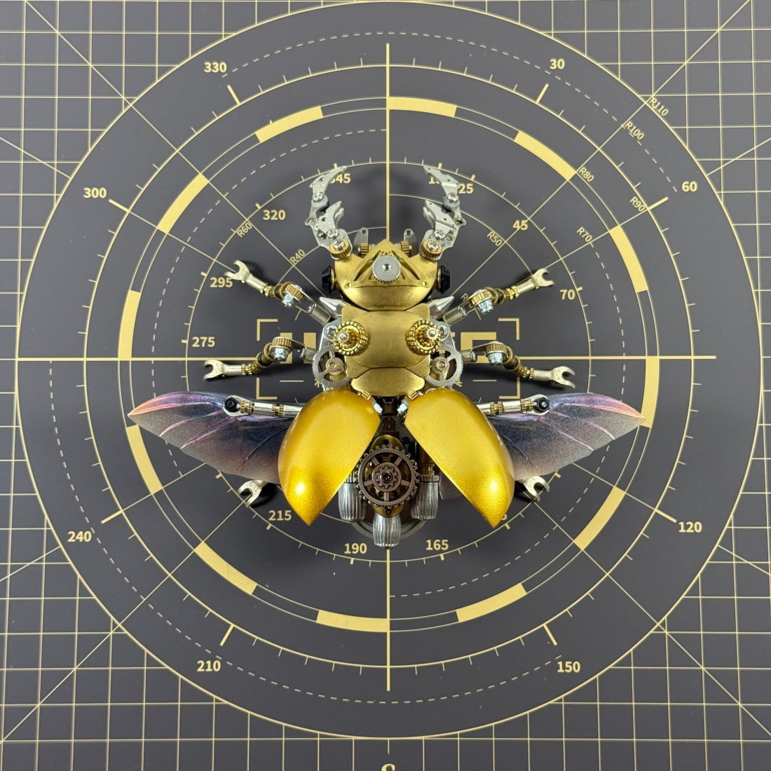 3D Metal Puzzles for Adults Mechanical Wasp Model Kits, Difficult DIY Assembly, Creative Desk Display & Unique Gift for Engineers, Hobbyists, Collectors
