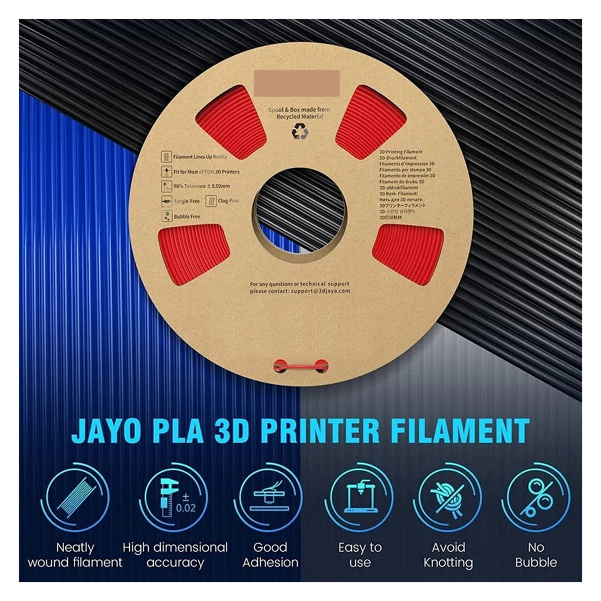 3D Printer PLA/ Rainbow Filament 1.75mm 10 Rolls, 3D Printing Materials For 3D Printer&3D Pen
