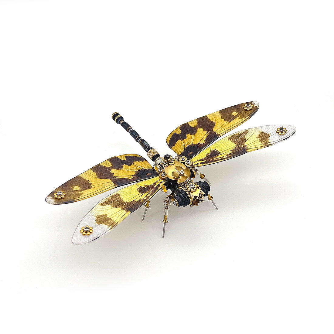 3D Metal Puzzle Punk Insects 200+ PCS, Steampunk Mechanical Model Kit With DIY Assembly, Home Display Desk Decor For Adult Collectors And Creative Gifts