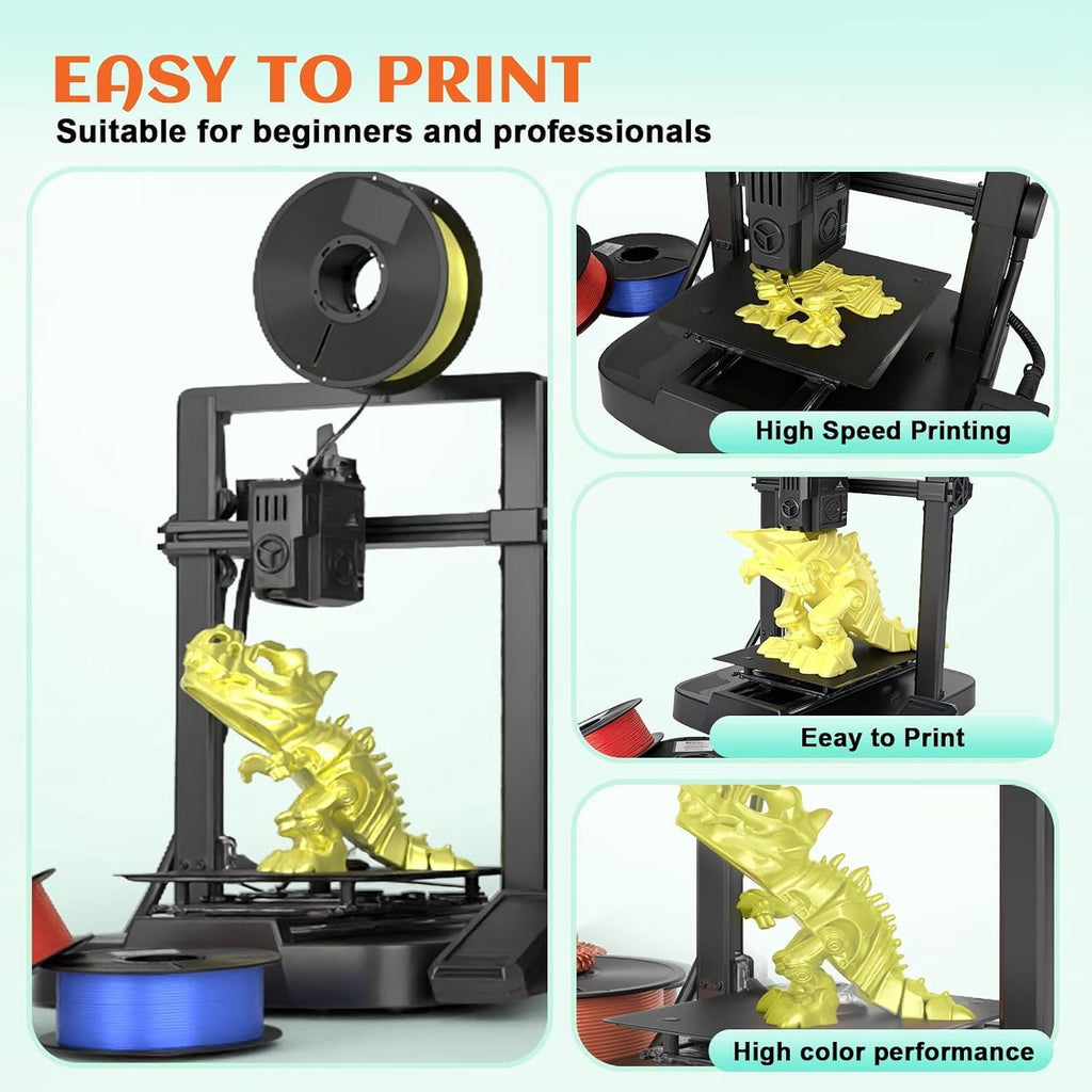 1.75mm PETG Printer Filament PETG Filament 1KG Filament for Printer Toughness Dimensional Accuracy +/- 0.02mm Fit FDM Printers