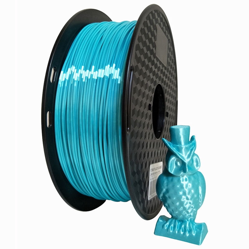 1Kg Blue Silk PLA 3D Printer Filament 1.75mm 3D Pen Printing Material Shiny Metallic Like Feel