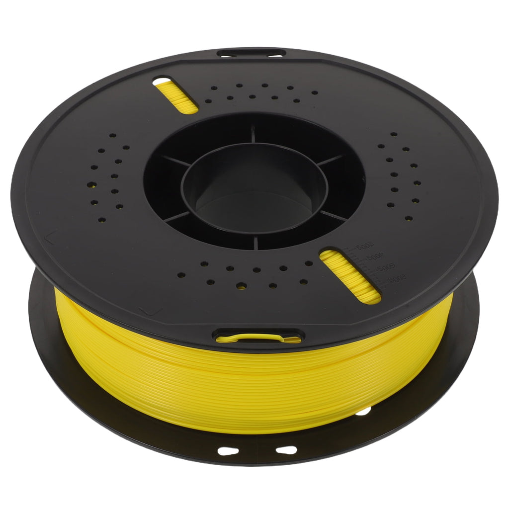 KALLORY 1 Roll 1.75mm PLA 3D Printing Filament Spool - High-Precision Yellow Material for Prototyping and Hobbyist 3D Printers