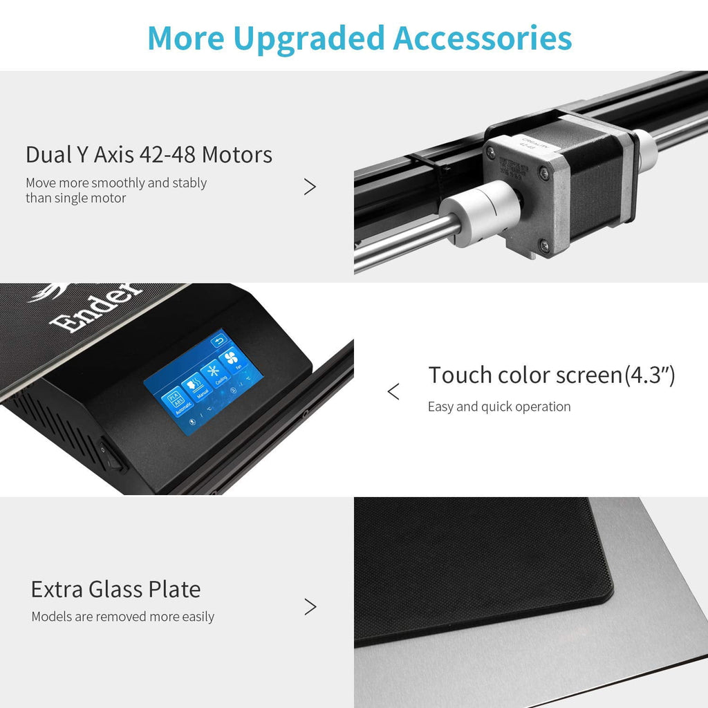 Creality Ender-5 Max 3D Printer Ultra-Fast CoreXY, 36-Point Auto Leveling, All-Metal Frame,400*400*400 Large Build Area