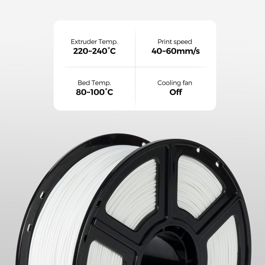 Flashforge ABS Pro Filament 1.75mm, 1KG/2.2lbs ABS Pro 3D Printer Filament, Purple