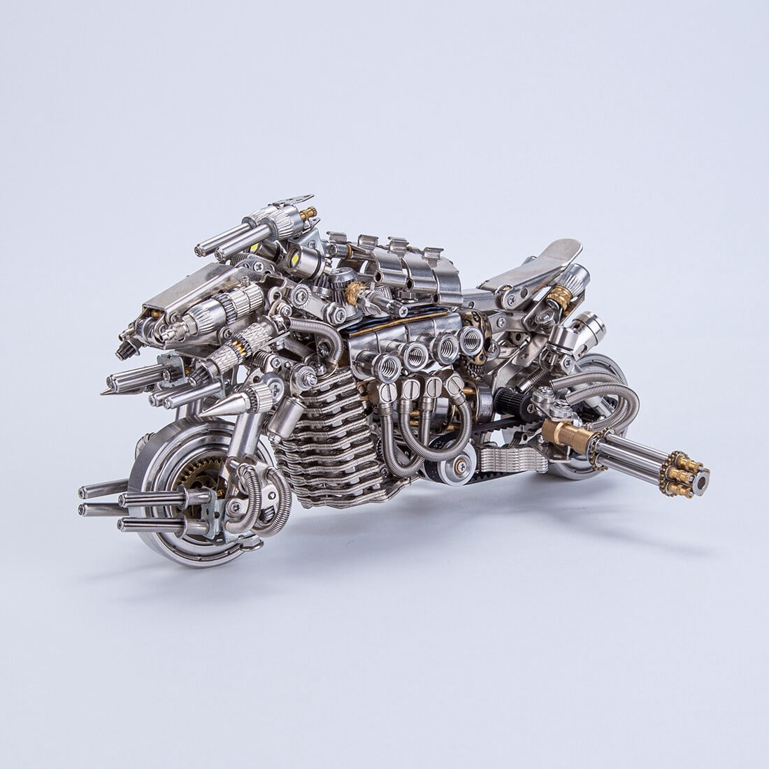 3D Metal Puzzle Desperate 600+ PCS, Steampunk Mechanical Model Kit With DIY Assembly, Home Display Desk Decor For Adult Collectors And Creative Gifts