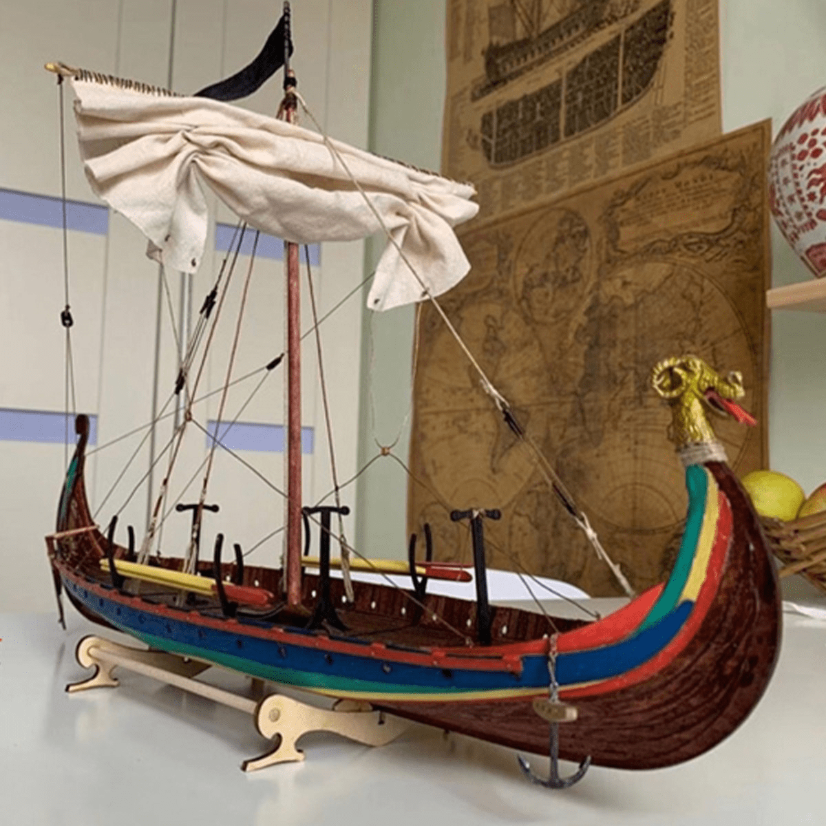 3D Wooden Puzzle Victory Sailing Ship, DIY Assembly Detailed Vessel Display Model Kit For Adult Collectors, Office Decor And Creative Gifts