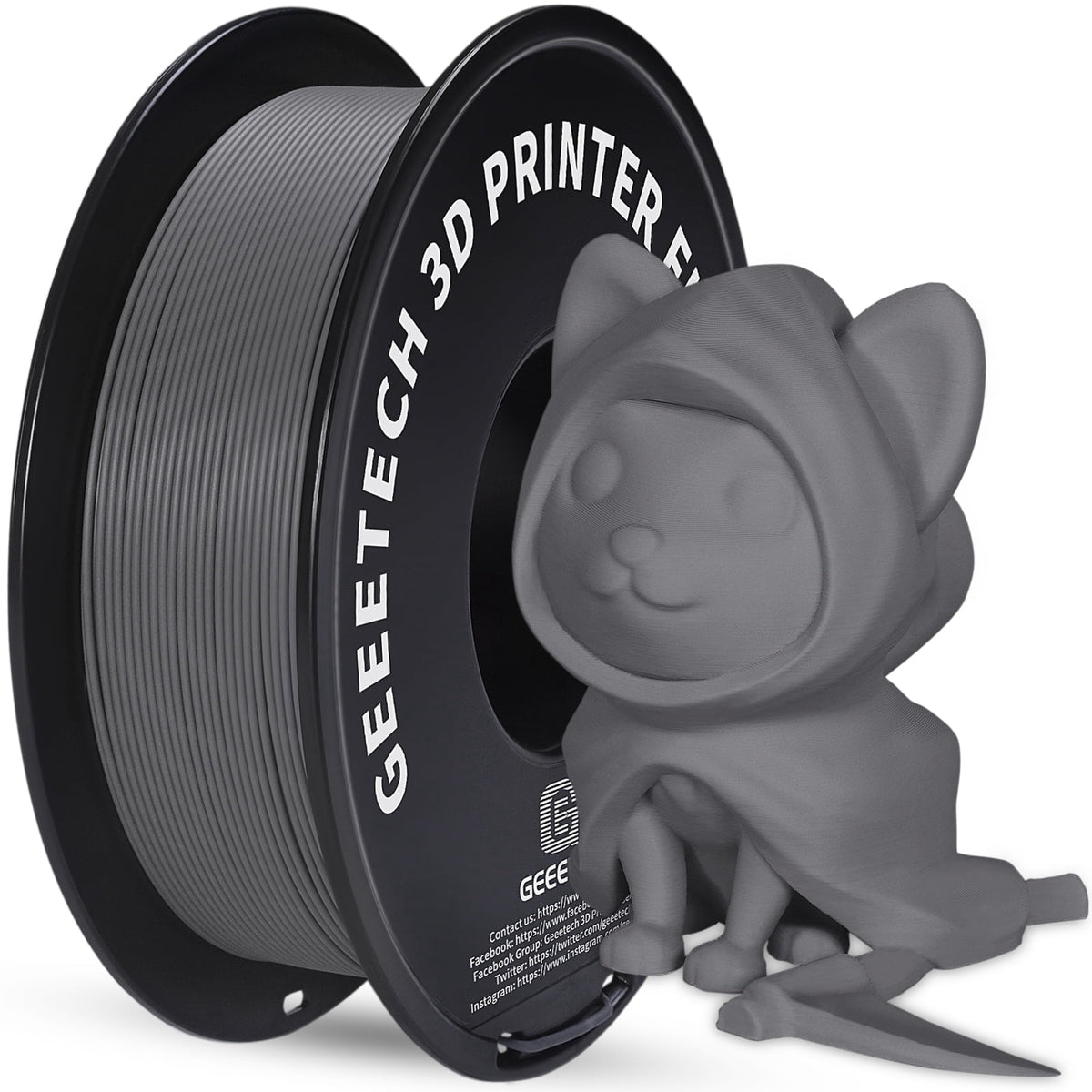 Geeetech navy blue Matte PLA Filament Matte 1KG, 1.75mm 3D Printer Filament Dimensional Accuracy +/- 0.01mm, 1kg Carboard Spool (2.2lbs) for Most FDM 3D Printers