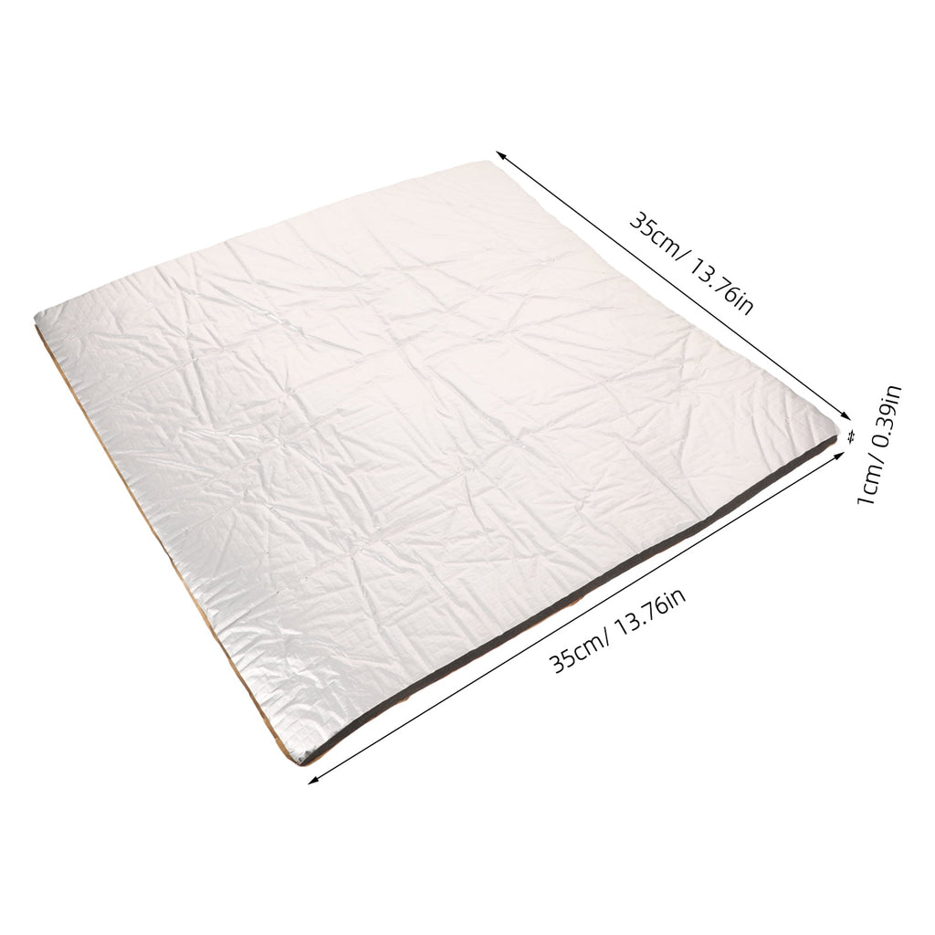CTIRCHIU Plated Silver Heatbed Insulation Pad for 3D Printer with Self Adhesive Foil and Flame Resistant Foam