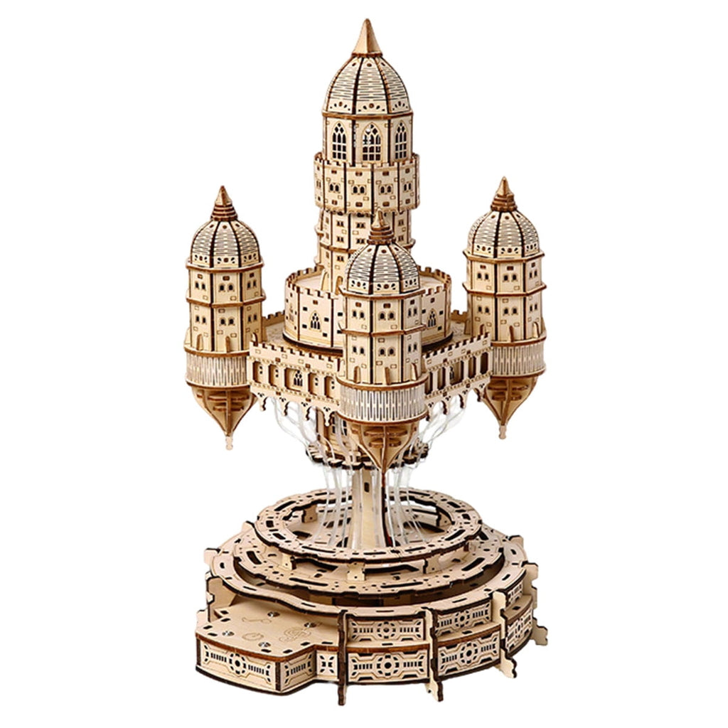 3D Wooden Puzzle Interstellar Battleship Model Kit, DIY Sci-Fi Spacecraft Building Set, Handcrafted Futuristic Decor, Best Gift for Science fiction fans