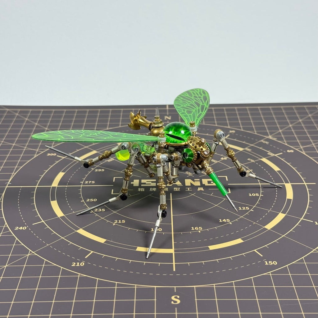 3D Metal Puzzles for Adults Mechanical Wasp Model Kits, Difficult DIY Assembly, Creative Desk Display & Unique Gift for Engineers, Hobbyists, Collectors