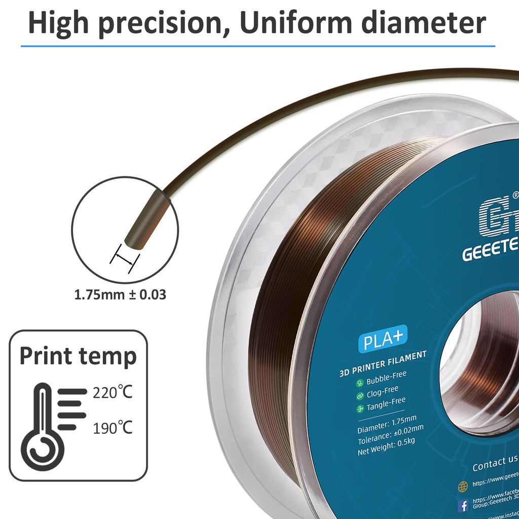 Geeetech Silk Yellow 3D Printer PLA Filament 1KG Toughness Enhanced Filament with 1.75mm Dimensional Accuracy +/-0.03mm, 1080 Feet per Roll, Vacuum Packaging