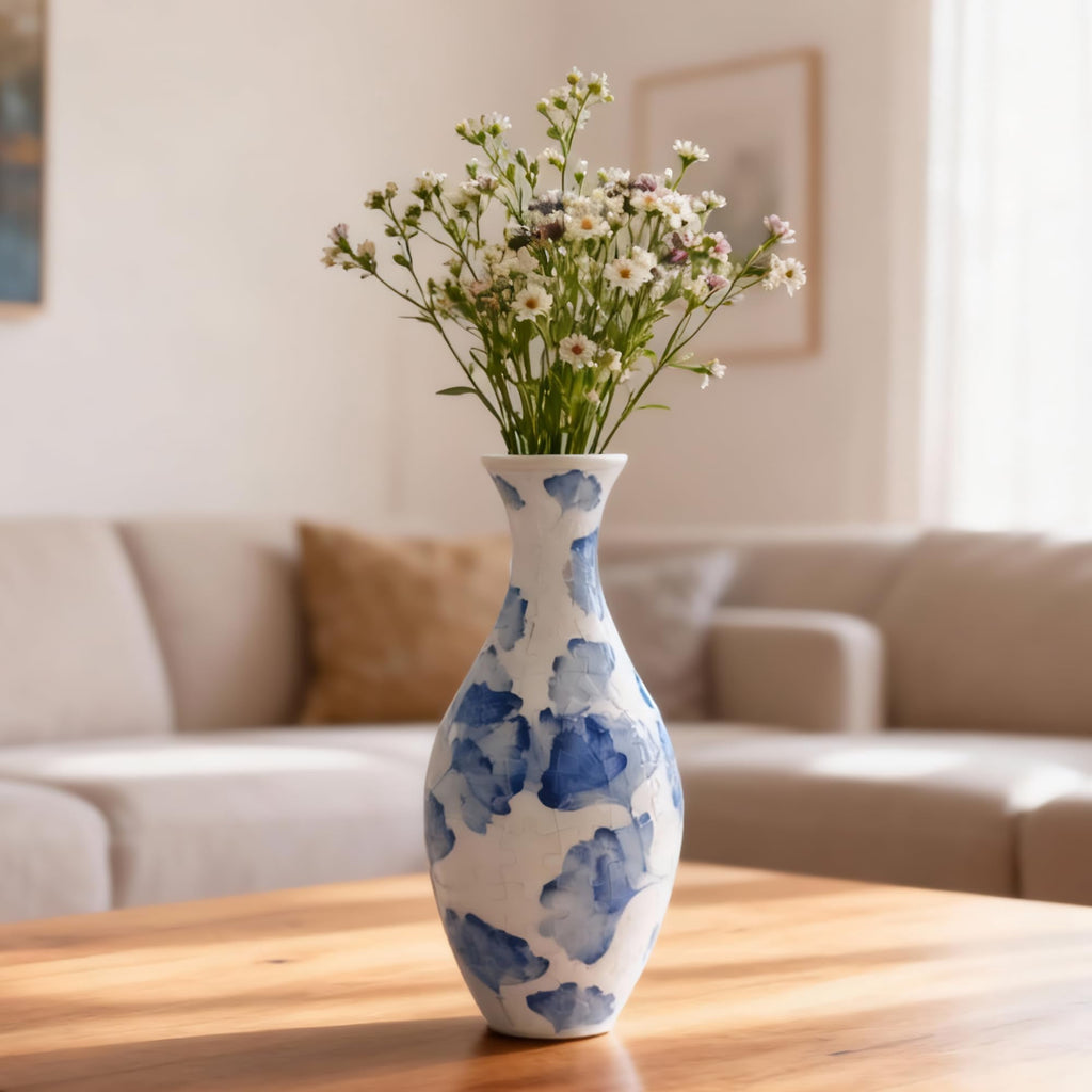 3D Puzzle Vase for Adults, Creative Vase Puzzle for Flowers(Secret Butterfly)