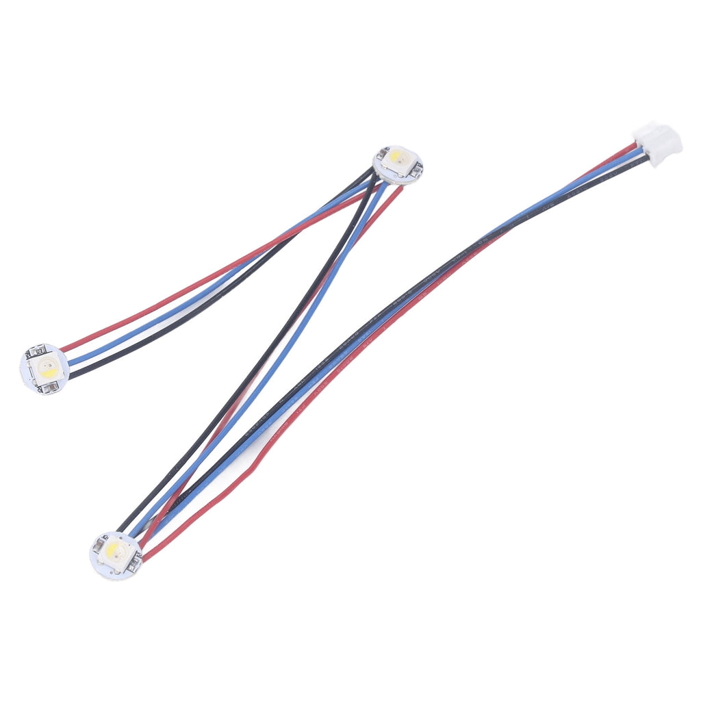 3D Printer Mini Light Bar, RGBW Mini Button PCB LED 30AWG DC5V Fully Connected Durable Welded With PTFE Cable For Hot End