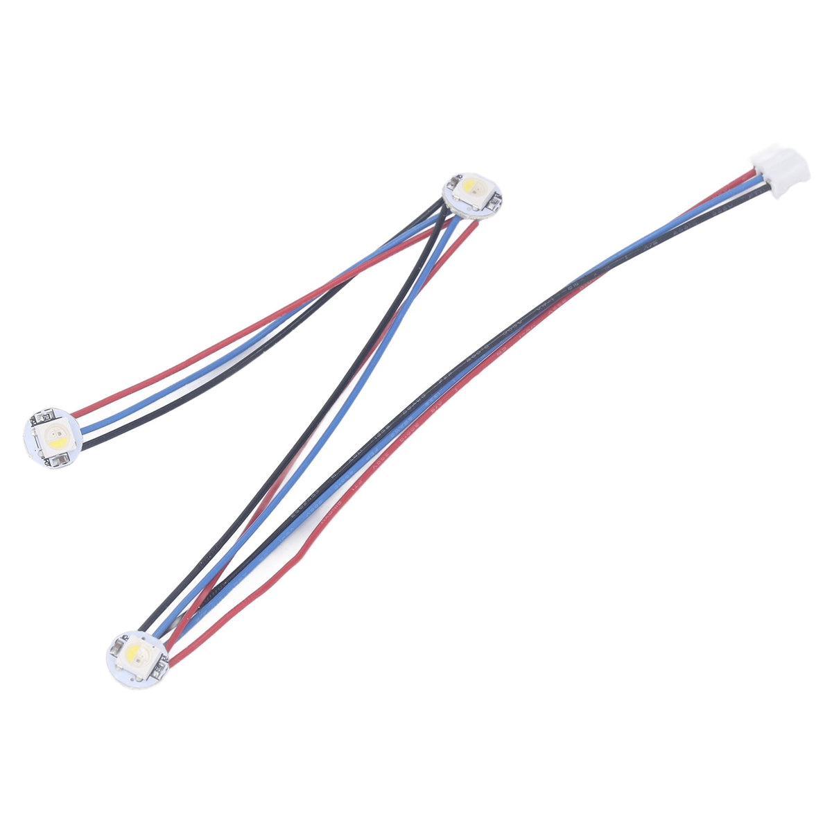 3D Printer Mini Light Bar, RGBW Mini Button PCB LED 30AWG DC5V Fully Connected Durable Welded With PTFE Cable For Hot End