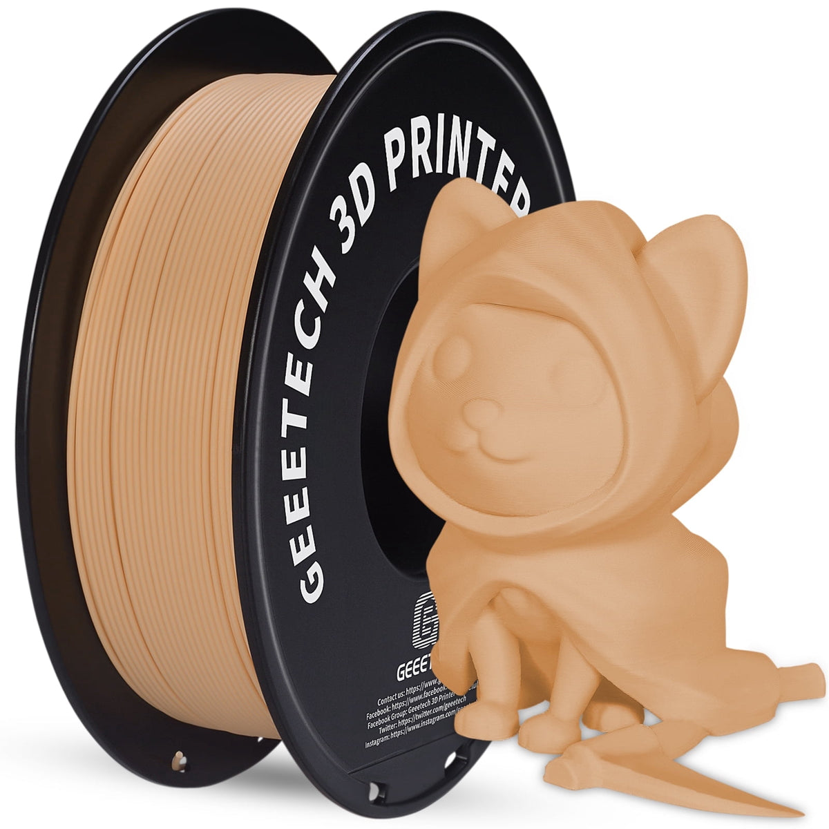 Geeetech navy blue Matte PLA Filament Matte 1KG, 1.75mm 3D Printer Filament Dimensional Accuracy +/- 0.01mm, 1kg Carboard Spool (2.2lbs) for Most FDM 3D Printers