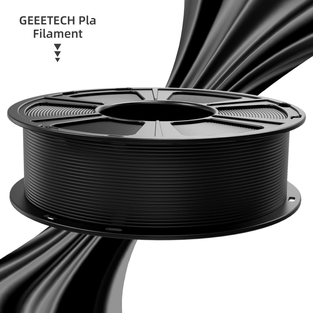 Geeetech 3D Printer PLA Filament Silk Sky Blue Toughness Enhanced Filament with 1.75mm Dimensional Accuracy +/-0.03mm, 1080 Feet per Roll, Vacuum Packaging for Most 3D FDM Printer