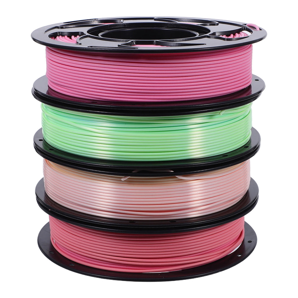 FOMIYES Assorted Color 1.75mm Pla Filament Bundle for 3D Printer Smooth Low Warping DIY Crafting