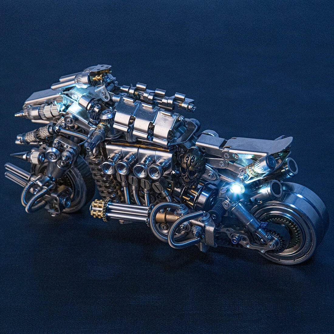 3D Metal Puzzle Desperate 600+ PCS, Steampunk Mechanical Model Kit With DIY Assembly, Home Display Desk Decor For Adult Collectors And Creative Gifts