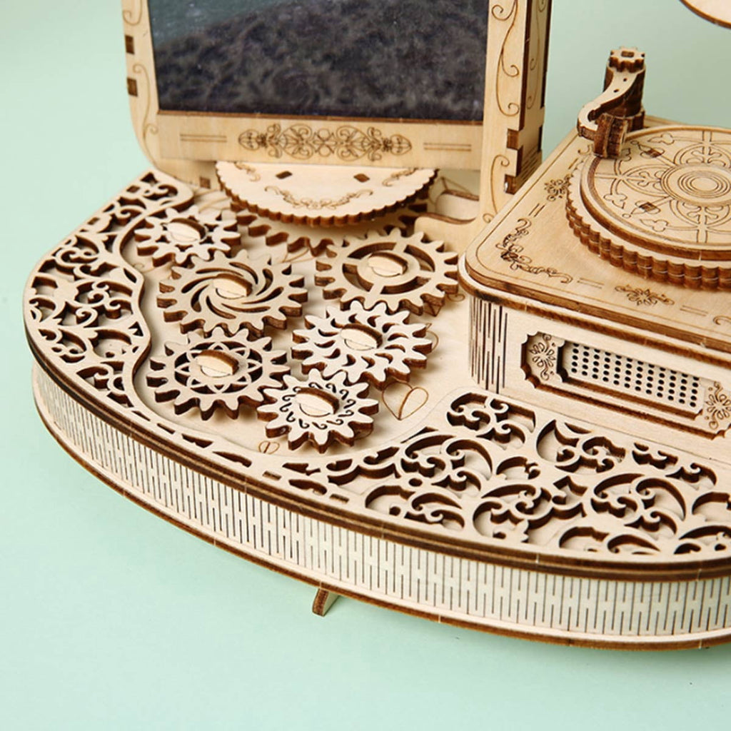 3D Wooden Puzzle Interstellar Battleship Model Kit, DIY Sci-Fi Spacecraft Building Set, Handcrafted Futuristic Decor, Best Gift for Science fiction fans
