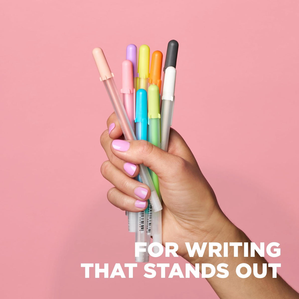 Sakura 3D Soufflé Pen - 3-D Pen for Lettering, Drawing, Line Borders, Ornaments, & More - Opaque White and Pastel Ink Colors - 16 Pack