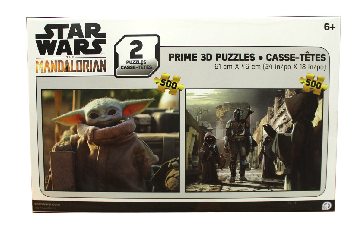 Star Wars Disney The Mandalorian Prime 3D puzzles two puzzles