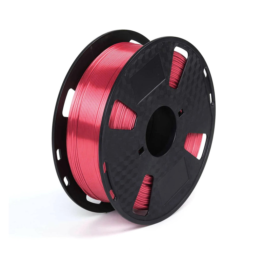 Silk PLA Filament 1.75mm 500g, 3d Printer Filament Silky Shine 3d Pen Printing Materials, Shiny Metallic Smooth Silver Gold Pla