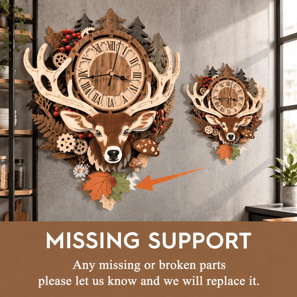 Butterfly Clock 3D Wooden Puzzle Clock DIY Mechanical Craft Kit for Adults Teens