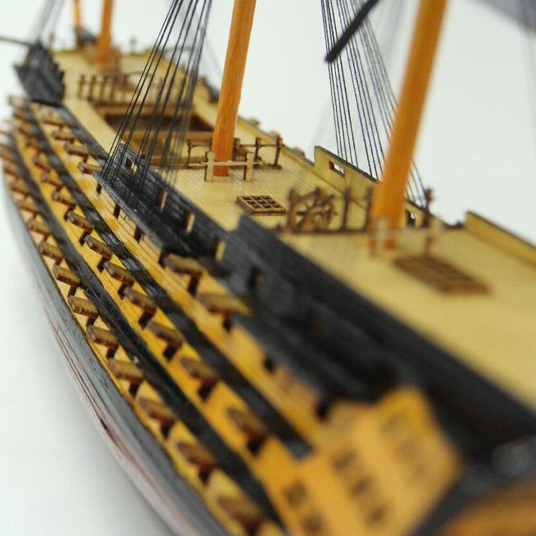 3D Wooden Puzzle Victory Sailing Ship, DIY Assembly Detailed Vessel Display Model Kit For Adult Collectors, Office Decor And Creative Gifts