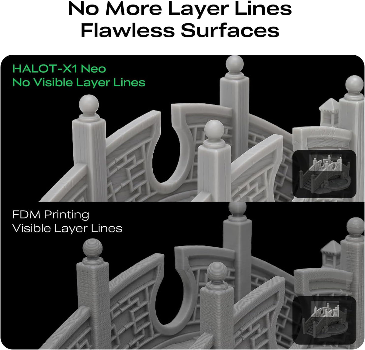 Creality HALOT-X1 Neo Resin 3D Printer, 9K LCD, 18μm XY Resolution, WiFi & USB, AI 2D-to-3D Model Generation, Beginner-Friendly