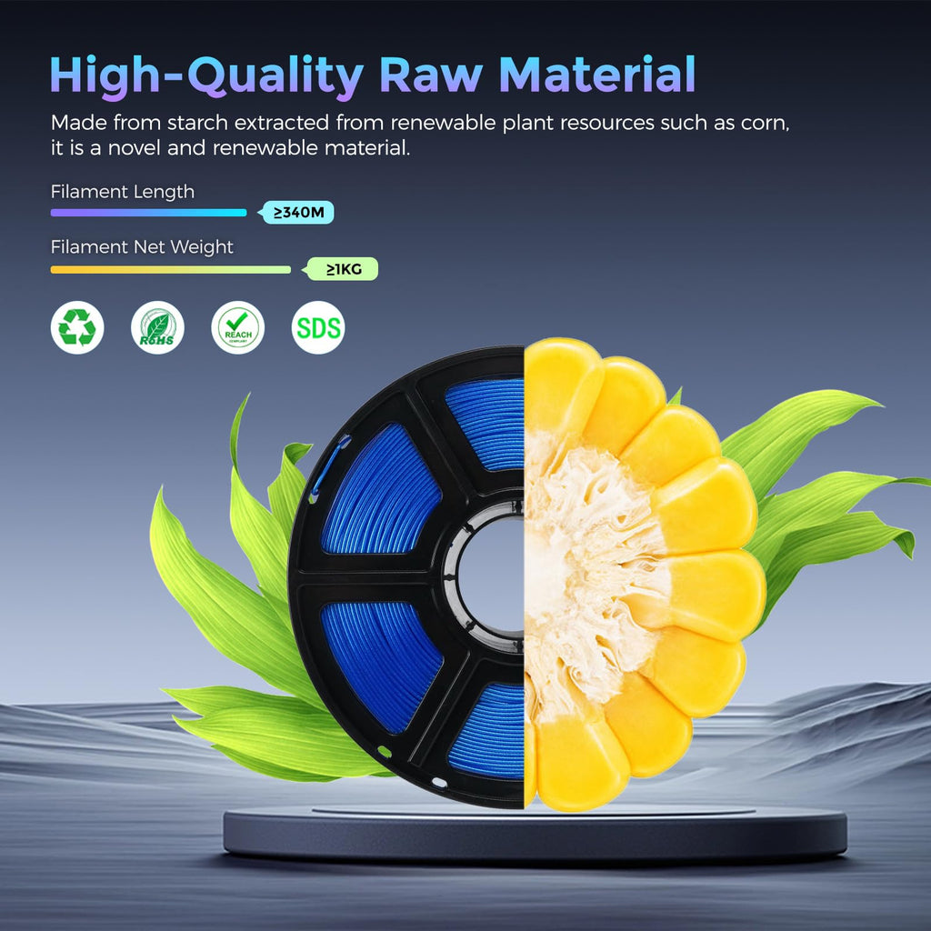 Flashforge PLA Filament 1.75mm, 1KG/2.2lbs PLA 3D Printer Filament, Burnt Titanium